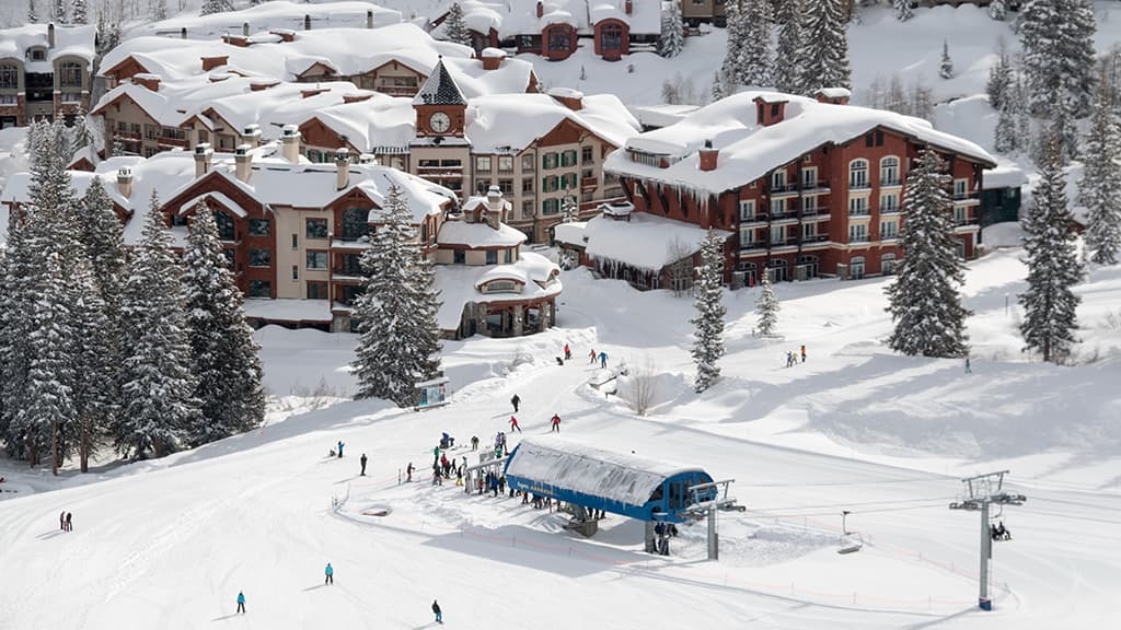 Lodging at Solitude Mountain near the chairlift, perfect place to stay on Spring Break.