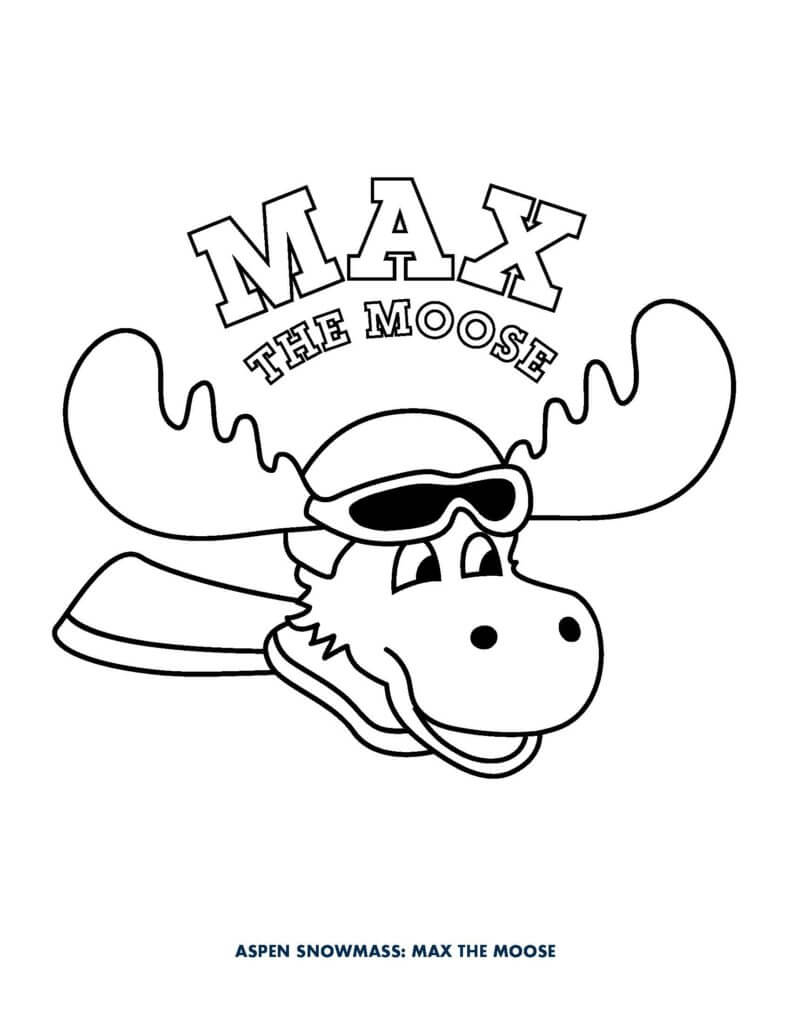 Max the Moose at Aspen Snowmass