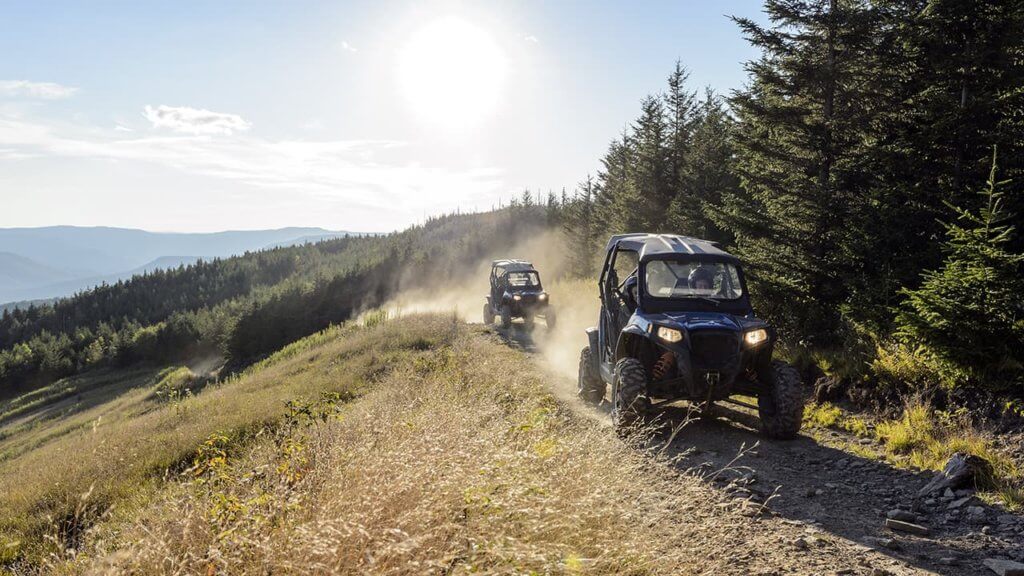 RZR off-road vehicle tours at SnowshoeA popular east coast summer mountain activity