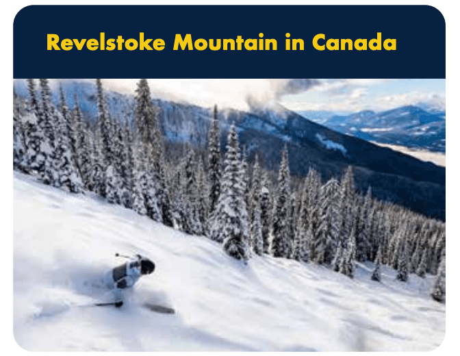 Revelstoke Mountain in Canada.