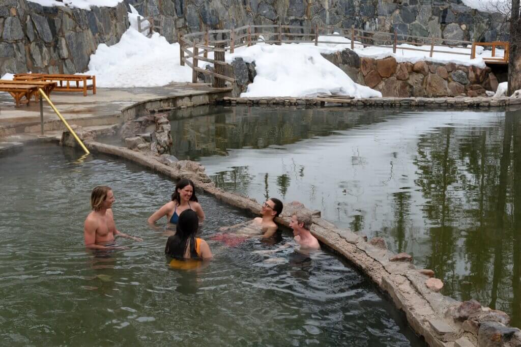 Historic all-natural mineral hot springs in Steamboat Springs.