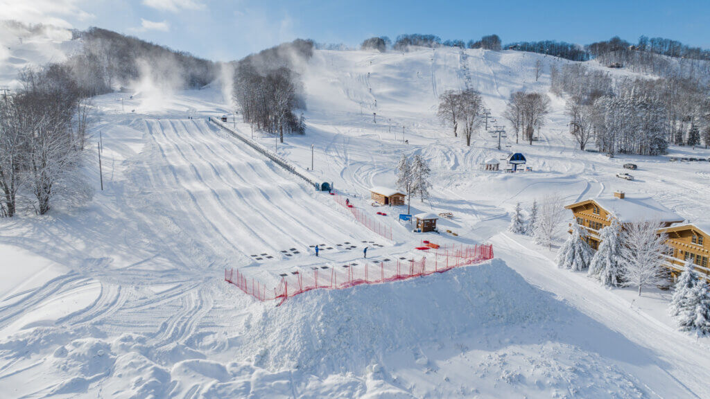 Tubing hill at Boyne Mountain Resort.